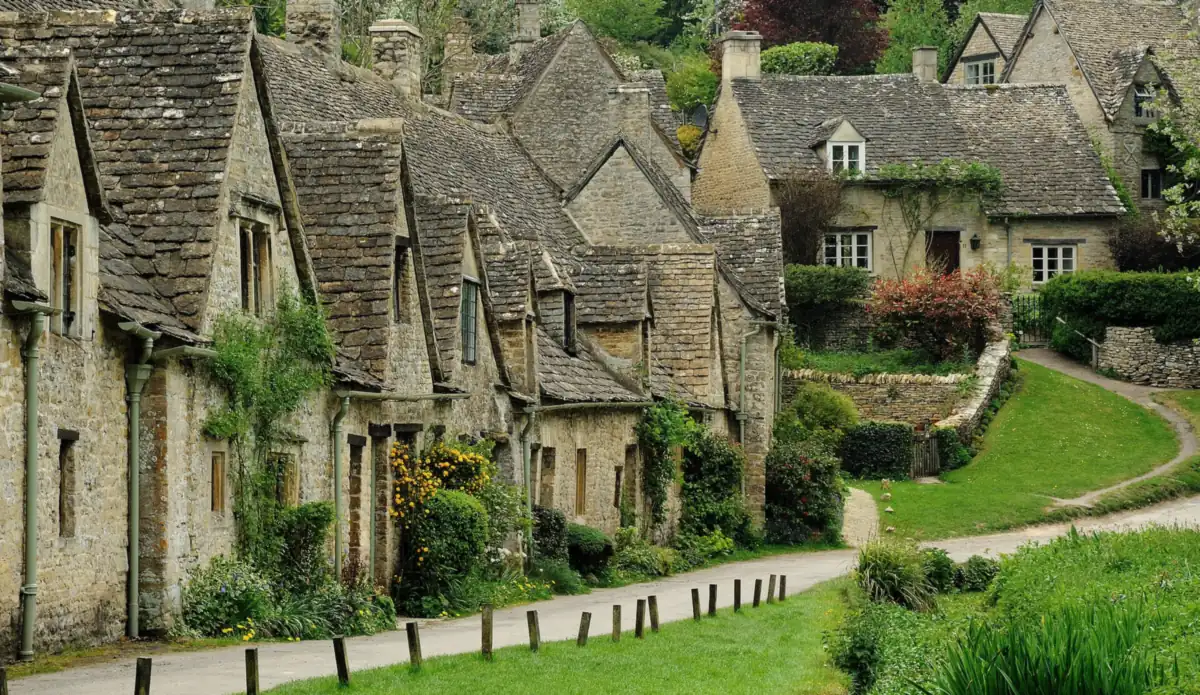 I cottage in pietra di Arlington Row a Bibury